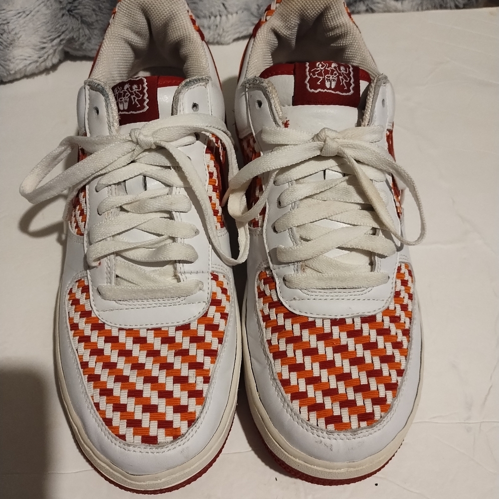 Nike Air Force 1 Jamaica Woven  shoes .Size US- 9.5 . Great preowned condition